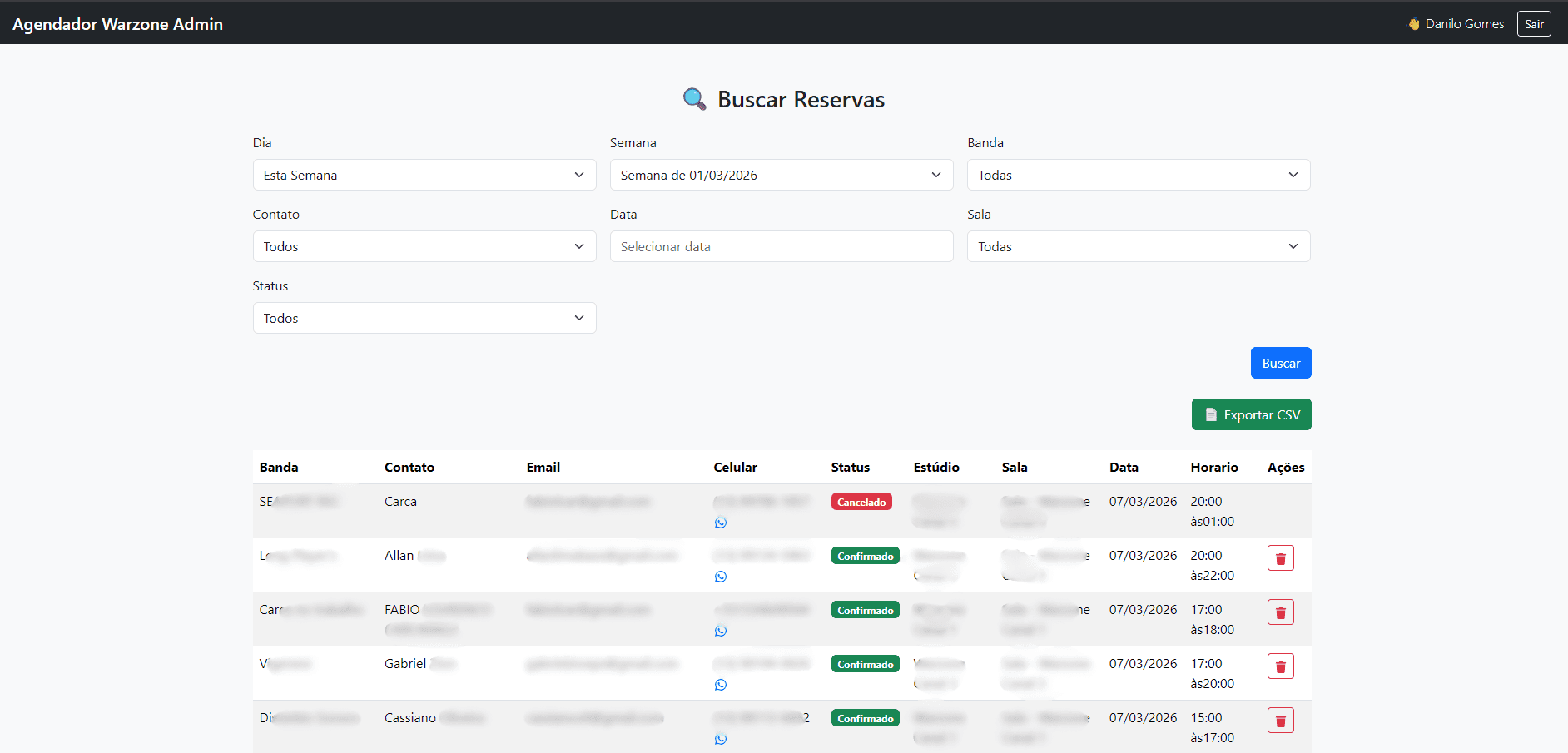 Studio Scheduler screenshot 3